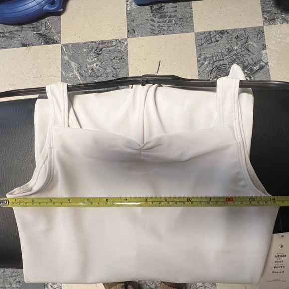 Dance/Biketard White Romper NWT Size Small - Picture 5 of 6